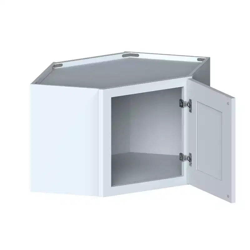 Meuble bas de cuisine Shaker 24" (L) - Bois massif, fermeture douce, à assembler, Gris tourterelle, Faible teneur en COV