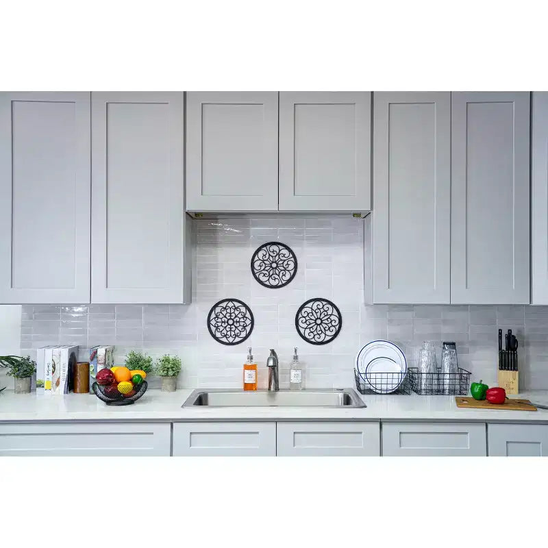 Meuble bas de cuisine Shaker 24" (L) - Bois massif, fermeture douce, à assembler, Gris tourterelle, Faible teneur en COV