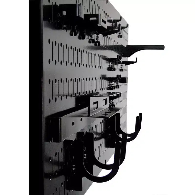 Organisateur d'outils mural perforé en métal 81x41 cm avec accessoires de montage – Violet, lot de 3