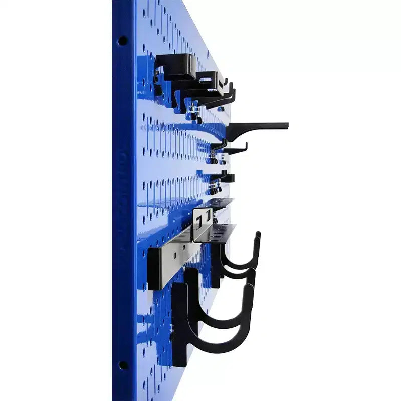 Organisateur d'outils mural perforé en métal 81x41 cm avec accessoires de montage – Violet, lot de 3