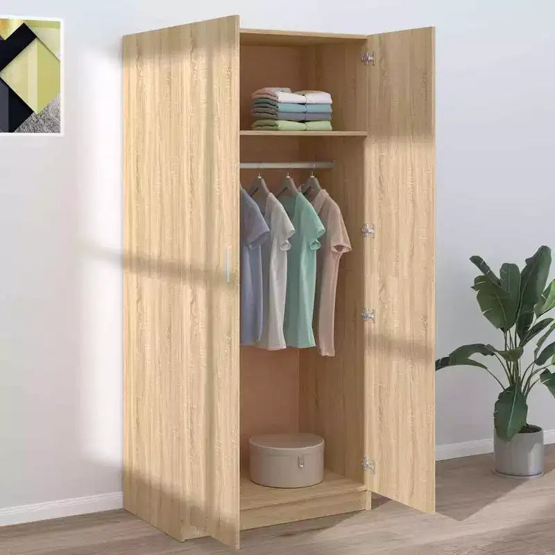 Armoire compacte - Bois d'ingénierie chêne Sonoma