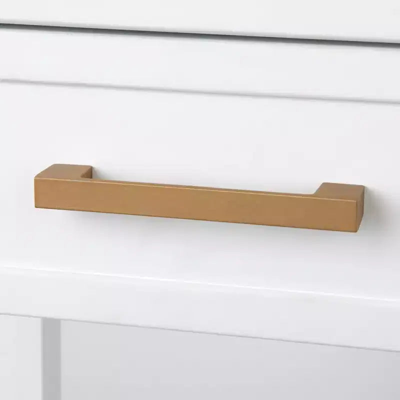 Table d'appoint moderne du milieu du siècle avec tiroir et étagère inférieure - MDF blanc et pieds en pin